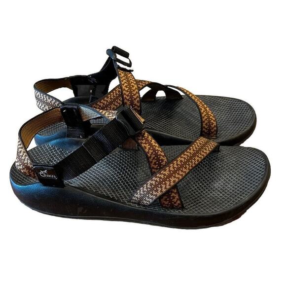Chaco’s Z1 Strappy Hiking Outdoor Sandals Size 13M Men’s Classic Brown Slip On main image 7